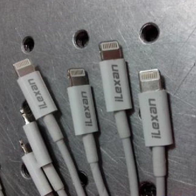 mobile phone data cable with high speed UV laser engraving processing